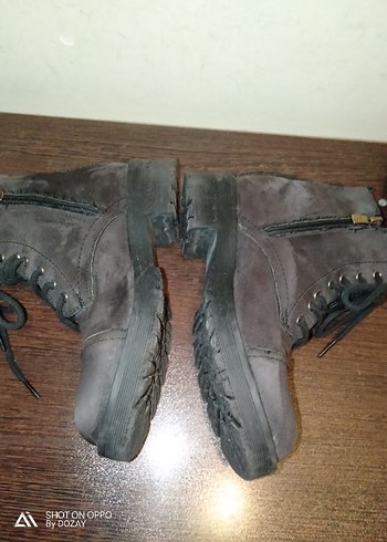 Kahverengi Süet Kadın Botu - Görsel 11