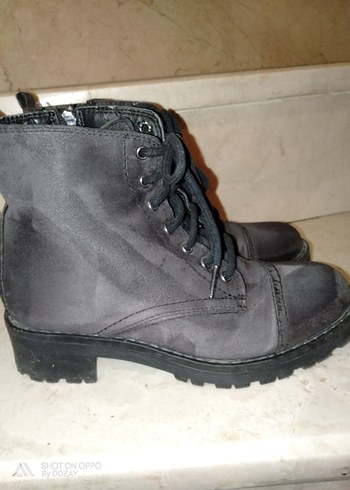 Kahverengi Süet Kadın Botu - Görsel 8