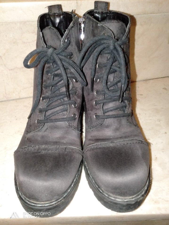 Kahverengi Süet Kadın Botu - Görsel 5