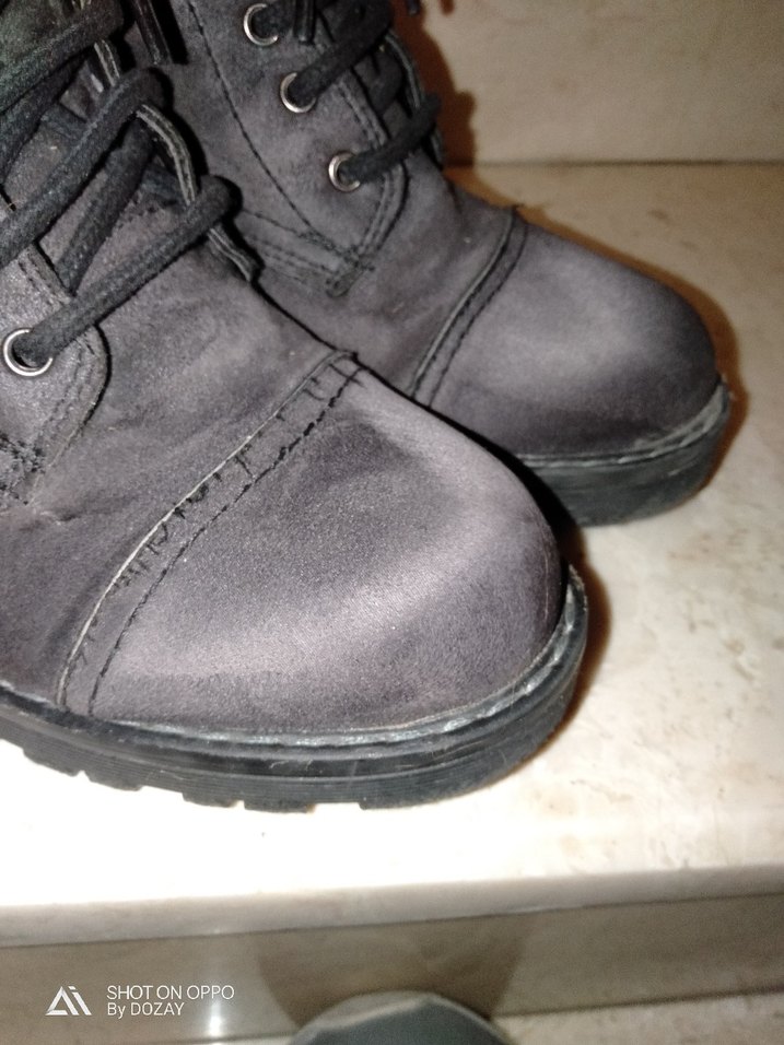 Kahverengi Süet Kadın Botu - Görsel 4