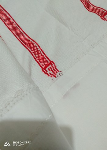 Çeyizlik Nakışlı Etamin Seccade - Görsel 3