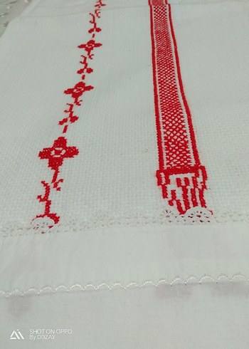 Çeyizlik Nakışlı Etamin Seccade - Görsel 2