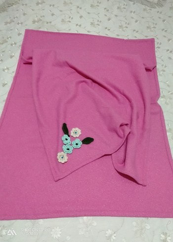 Pembe Kadın Bohem Atkı/Şal - Görsel 3