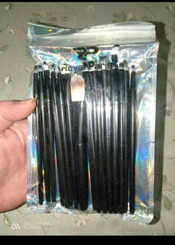 Siyah Profesyonel 20 li Makyaj Fırça Seti siyah - Görsel 2