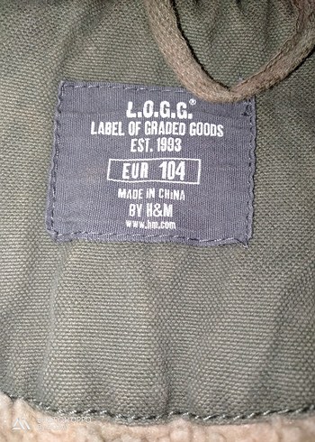 Haki Erkek Çocuk Kaban - Görsel 4