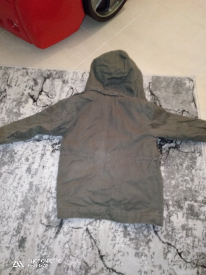 Haki Erkek Çocuk Kaban - Görsel 3