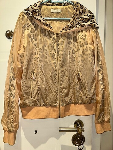 Fashion Leopar Detaylı Ceket