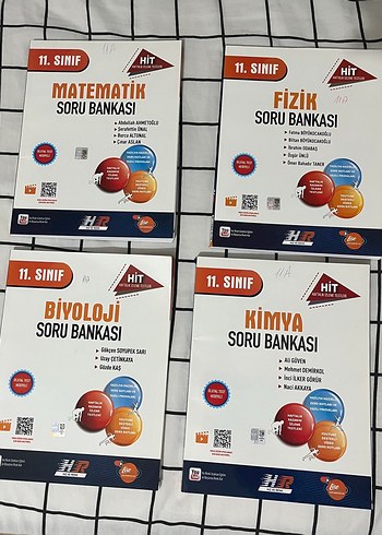 11. Sınıf Soru Bankası Seti - Matematik, Fizik, Kimya, Biyoloji