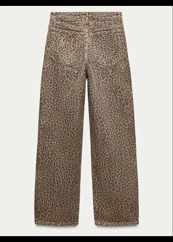 Zara Zara leopar desenli kot