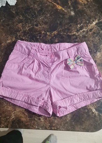 Kız Çocuk Pembe Bağcıklı Şort