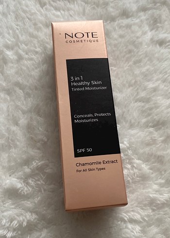 Note 3'ü 1 Arada BB Krem SPF50 Camel