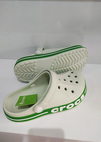 39 Beden yeşil Renk Crocs Yeşil Kadın Terlik