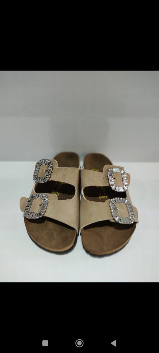 Birkenstock Kadın Tokalı Terlik Krem - Görsel 2