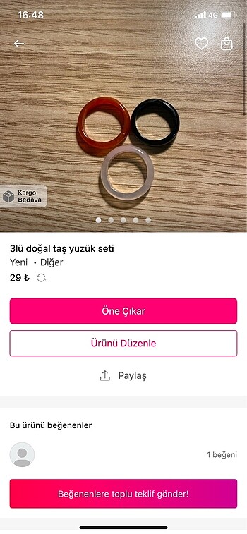 Diğer Yüzük set