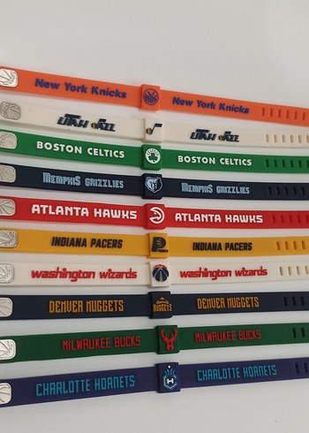 NBA Takım Logolu Spor Bileklikleri