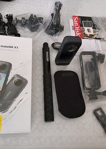 Insta360 X3 Siyah Kutulu Faturalı