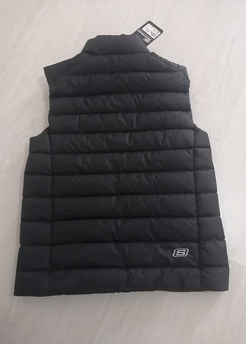 s Beden Skechers Siyah Kadın Şişme Yelek