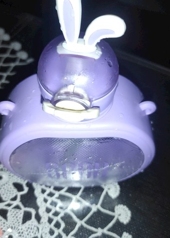 Mor Çocuk Termos Şişesi Kulplu - Görsel 4