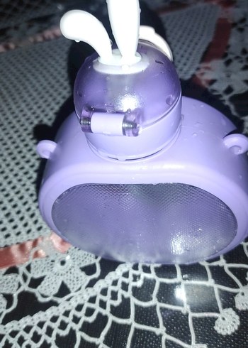 Mor Çocuk Termos Şişesi Kulplu - Görsel 5