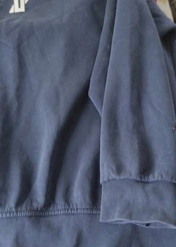 Erkek Lacivert Bisiklet Yaka Sweatshirt - Görsel 2