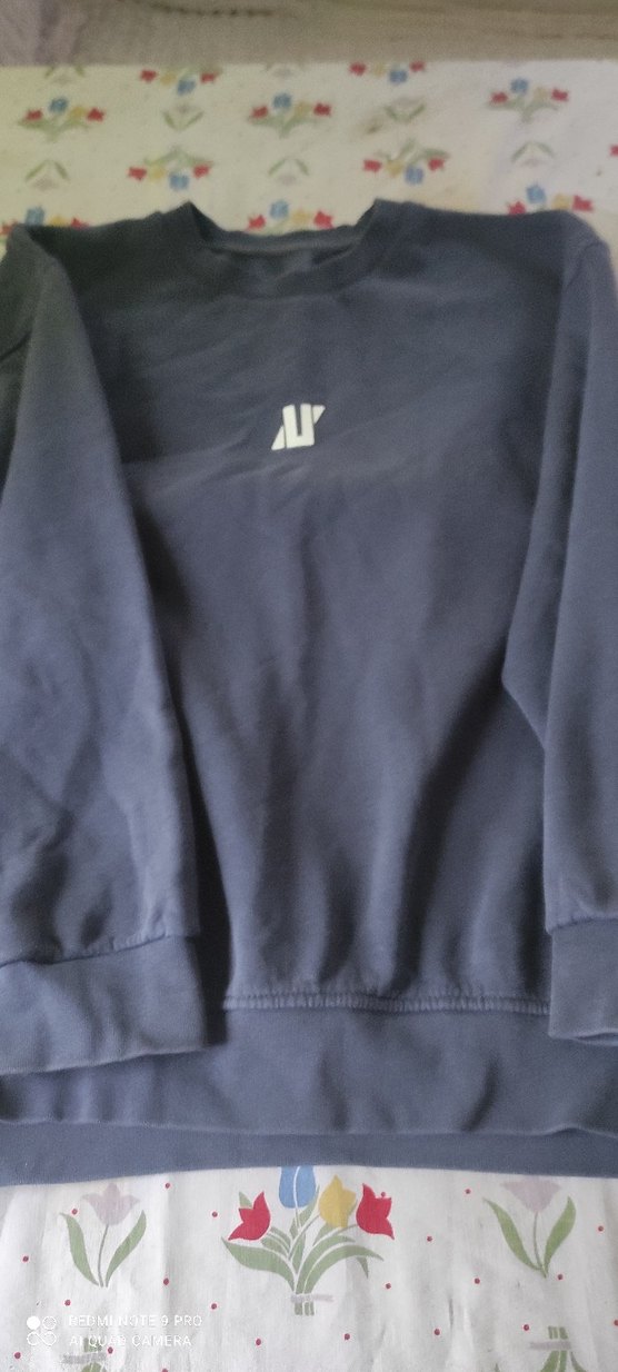 Erkek Lacivert Bisiklet Yaka Sweatshirt - Görsel 4