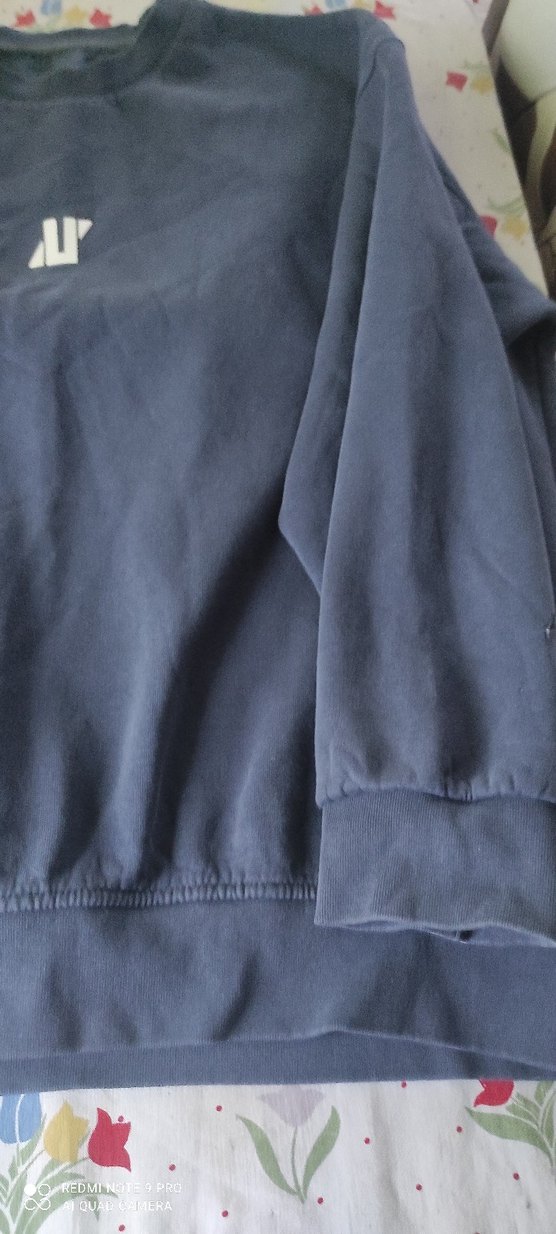 Erkek Lacivert Bisiklet Yaka Sweatshirt - Görsel 2