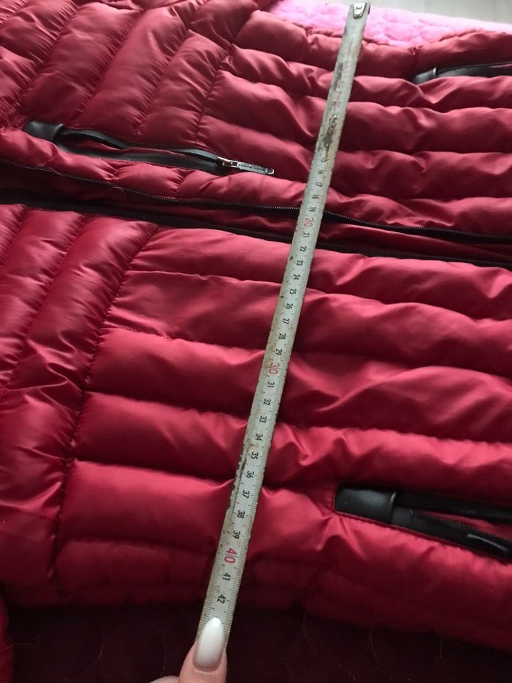 Bordo erkek ve kadın giyebilir şişme mont kapsonlu - Görsel 4