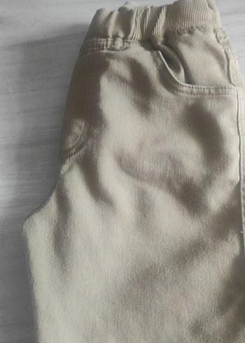 Nakışlı Bej Süet çocuk pantolon 9.10yaş - Görsel 6