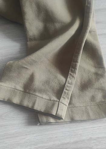 Nakışlı Bej Süet çocuk pantolon 9.10yaş - Görsel 4
