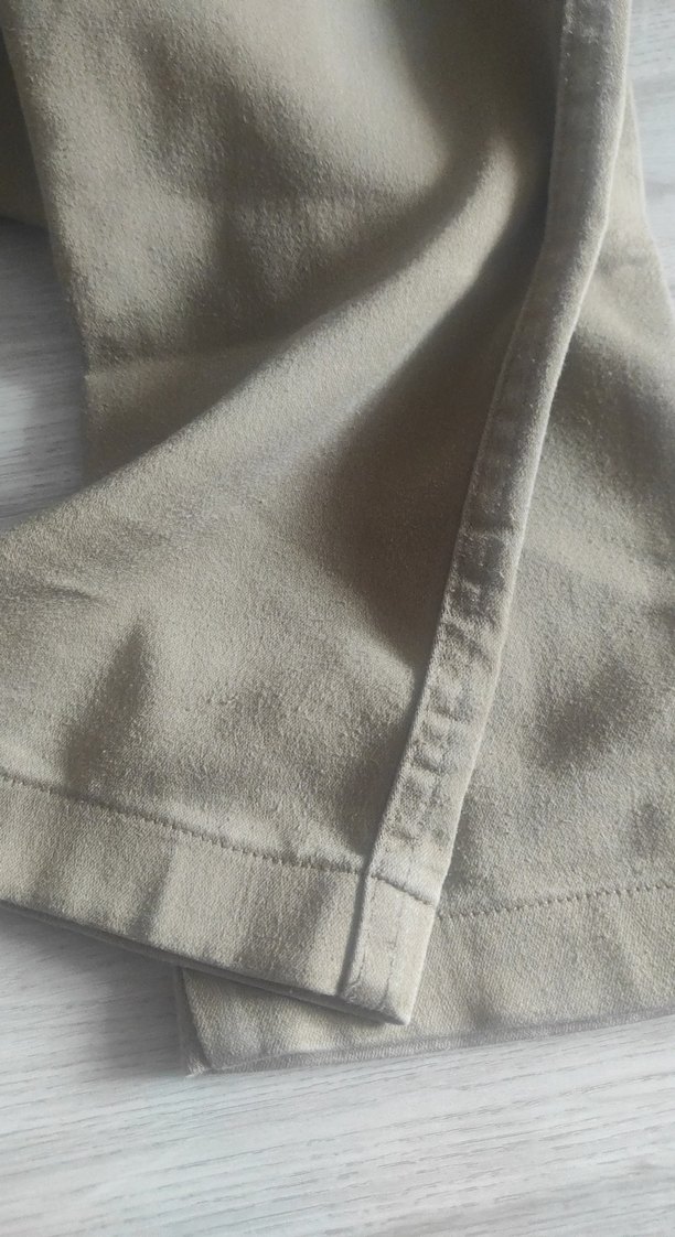 Nakışlı Bej Süet çocuk pantolon 9.10yaş - Görsel 5