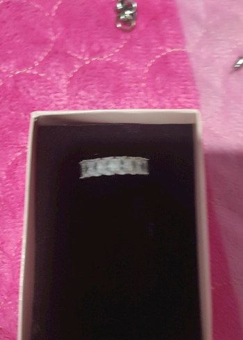 Çelik yüzük tam tur tasli - Görsel 2