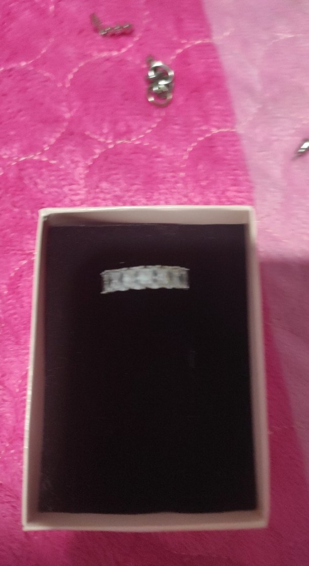 Çelik yüzük tam tur tasli - Görsel 2