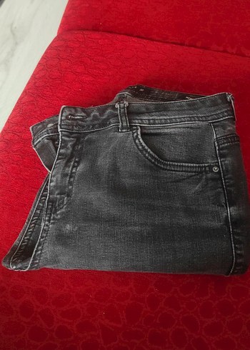 Siyah Kadın Kot Pantolon licrali - Görsel 9