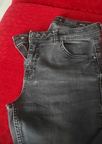 Siyah Kadın Kot Pantolon licrali - Görsel 4