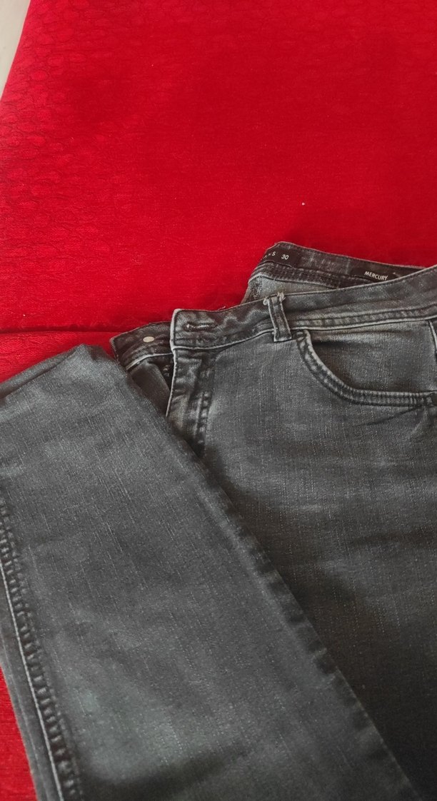 Siyah Kadın Kot Pantolon licrali - Görsel 3