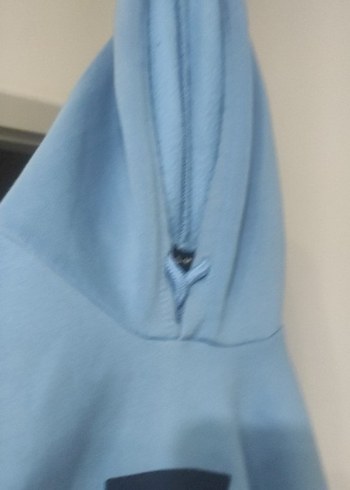 Mavi Baskılı Kadın Sweatshirt - Görsel 3