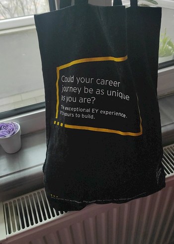 Siyah Baskılı Kadın Omuz Çantası - Görsel 6