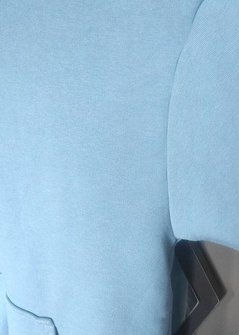 l Beden mavi Renk Mavi Kadın ve erkek için uygun Baskılı Sweatshirt