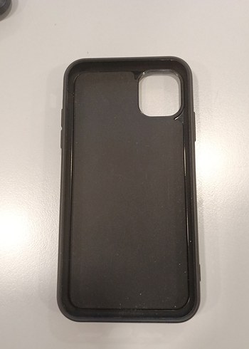 Gri Payetli Rock Punk Telefon Kılıfı iPhone 11 - Görsel 2