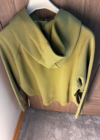 Nike Yeşil Fermuarlı Erkek Sweatshirt - Görsel 2