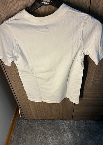 Erkek Çocuk Beyaz Basic Tişört 137-147 CM - Görsel 2