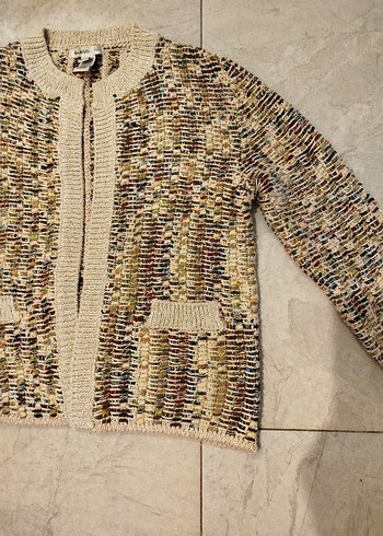 Mango Bohem Tarzı Örgü crop Hırka