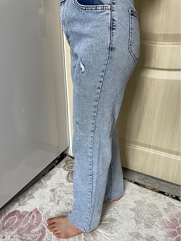 38 Beden Mavi jean kot pantolon