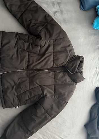 pull and bear siyah Kışlık Mont
