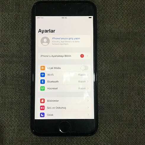 TR 128 GB Siyah İphone 7