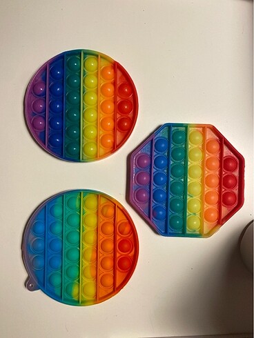 3lü popit set fidget toys