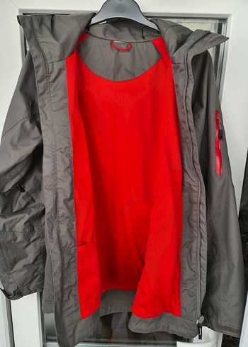 Erkek Gri Fermuarlı Midi Yağmurluk - Görsel 5