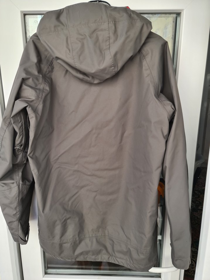 Erkek Gri Fermuarlı Midi Yağmurluk - Görsel 4