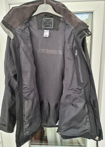 Erkek Siyah Günlük Rüzgarlık Mont - Görsel 2