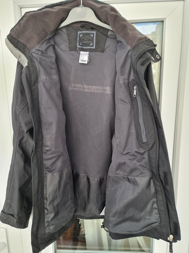 Erkek Siyah Günlük Rüzgarlık Mont - Görsel 2